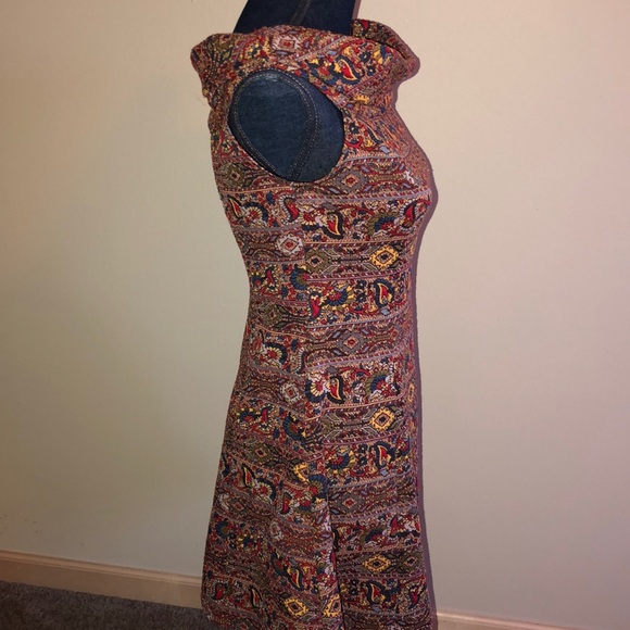 Like New Zara Trafaluc Bohemian Print Dress Sz 28 - Picture 3 of 8